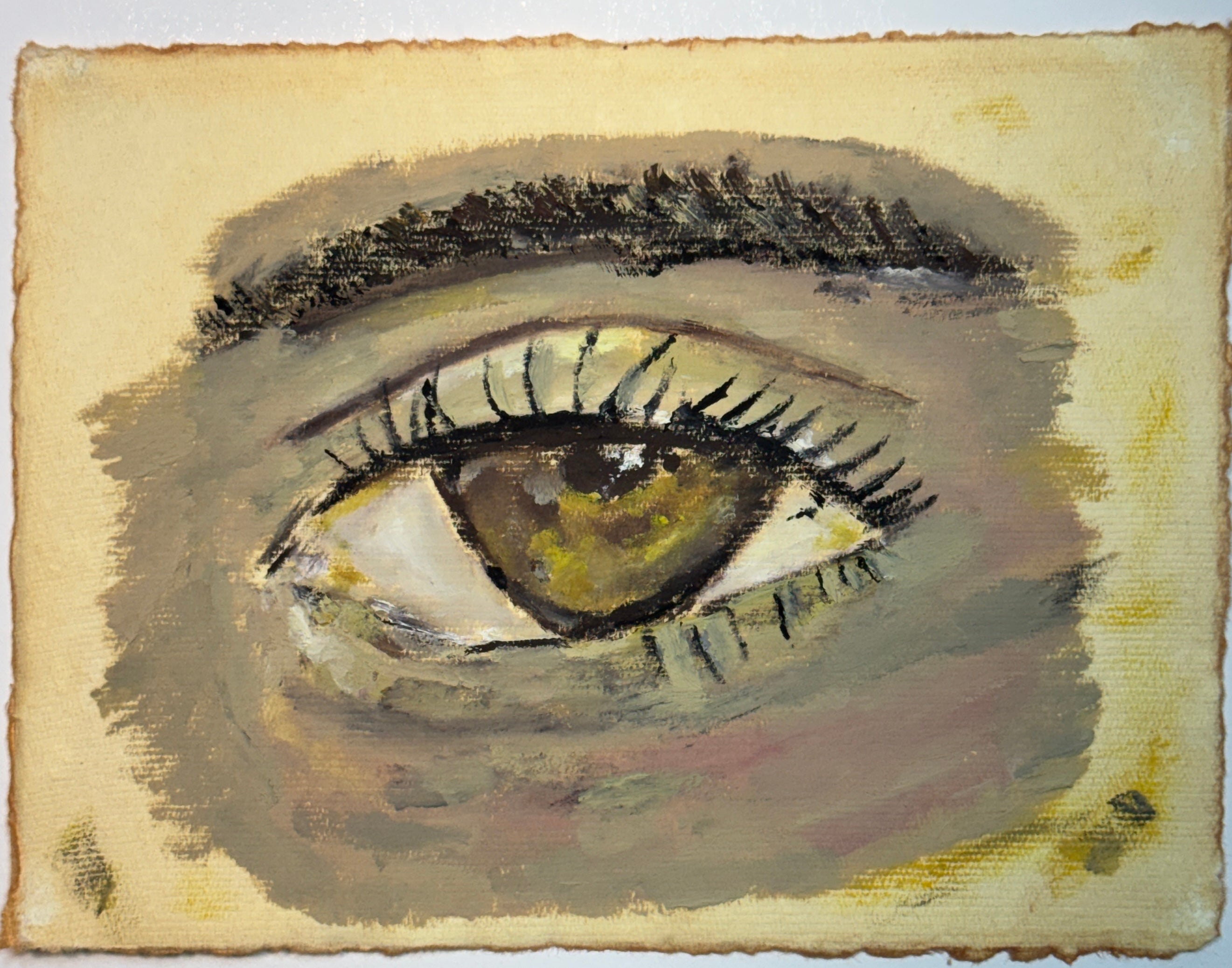 Hazel: a mix of green, gold and brown