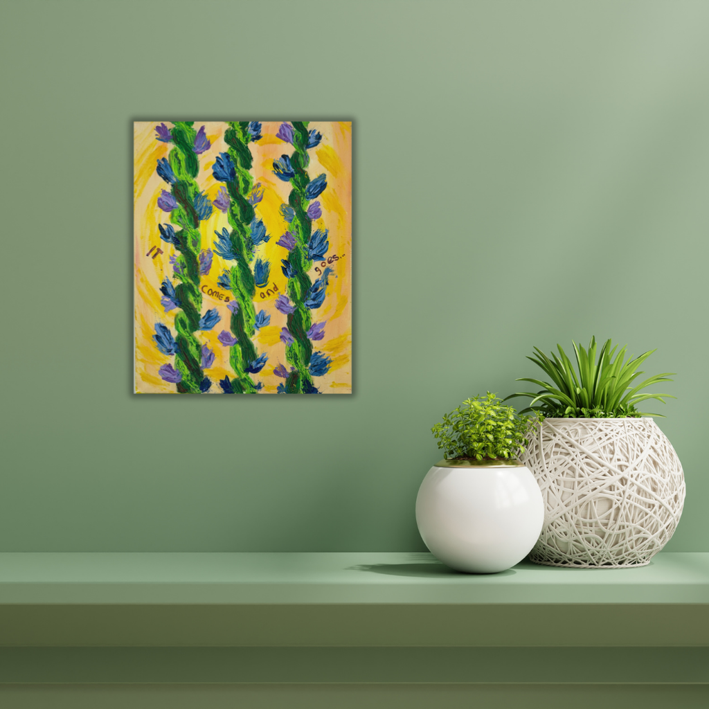 It comes and goes...