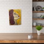 A woman with a thought